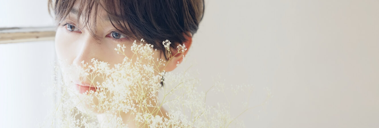 花と女性